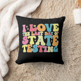 Groovy I Kärlek den sista dagen för statsprovning Kudde