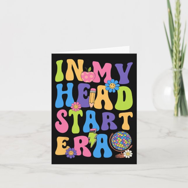 Groovy i min Head Start-era Headstart Första dagen Kort (Framsida)