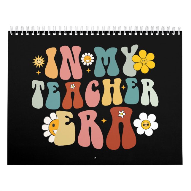 Groovy i min lärartid Tillbaka till skolan Lärare  Kalender (Omslag)