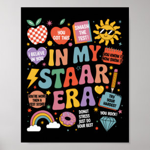 Groovy i min stjärna era lärare rockar testet test poster