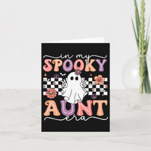 Groovy i mitt tal Moster Era Retro Auntie Hallowee Kort