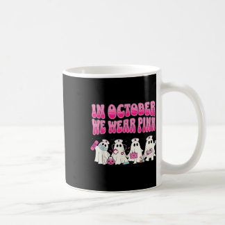 Groovy I oktober Bäror vi Rosa Nurse Breast Cancer Kaffemugg