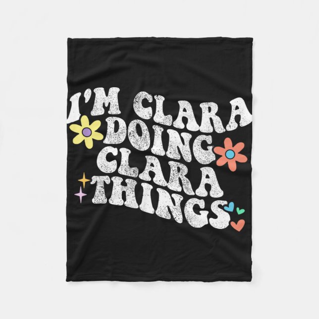 Groovy Im Clara Doing Clara Sak Funny Mor Fleecefilt (Framsidan)