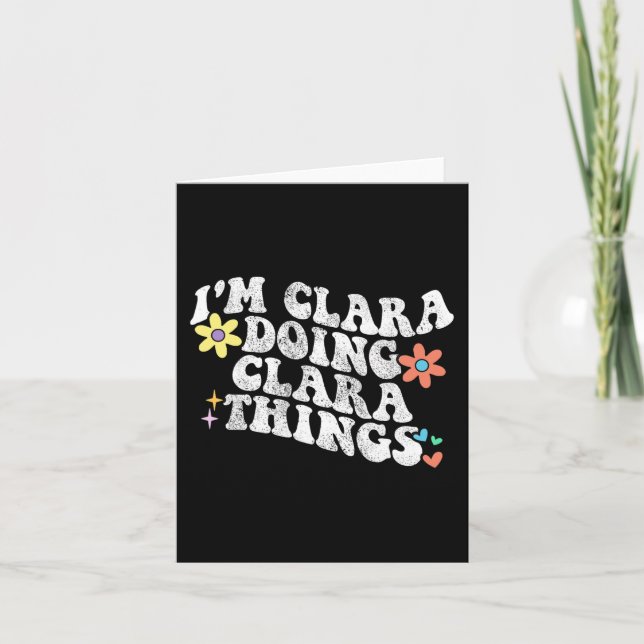 Groovy Im Clara Doing Clara Sak Funny Mor Kort (Framsida)