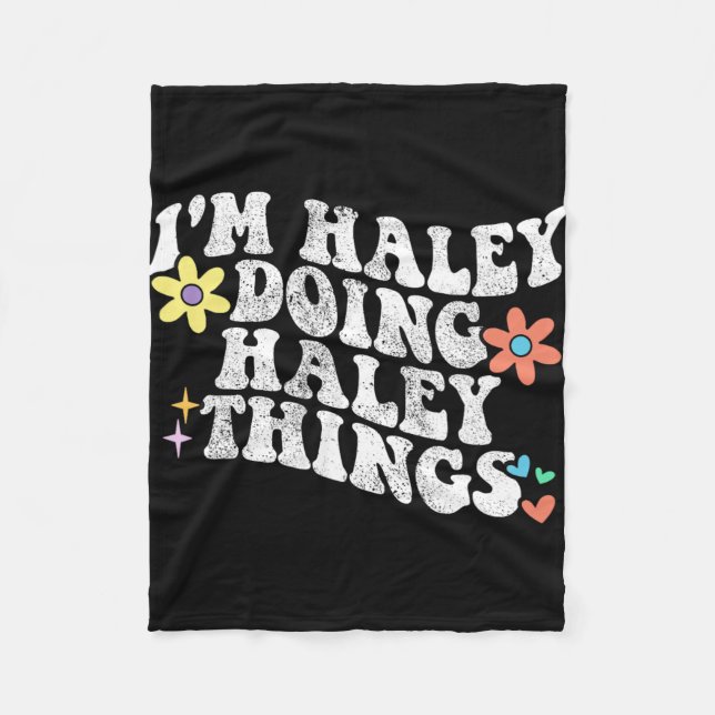 Groovy Im Haley Doing Haley Sak Funny Mor Fleecefilt (Framsidan)