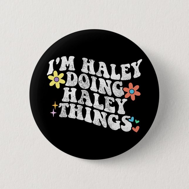 Groovy Im Haley Doing Haley Sak Funny Mor Knapp (Framsida)