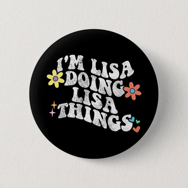 Groovy Im Lisa Doing Lisa Sak Funny Mor Da Knapp (Framsida)
