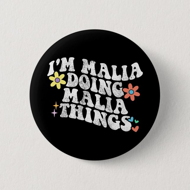 Groovy Im Malia Doing Malia Sak Funny Mor Knapp (Framsida)