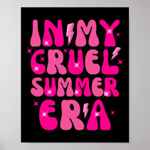 Groovy in my Cruel Summer Era-familjen Beach Vacat Poster