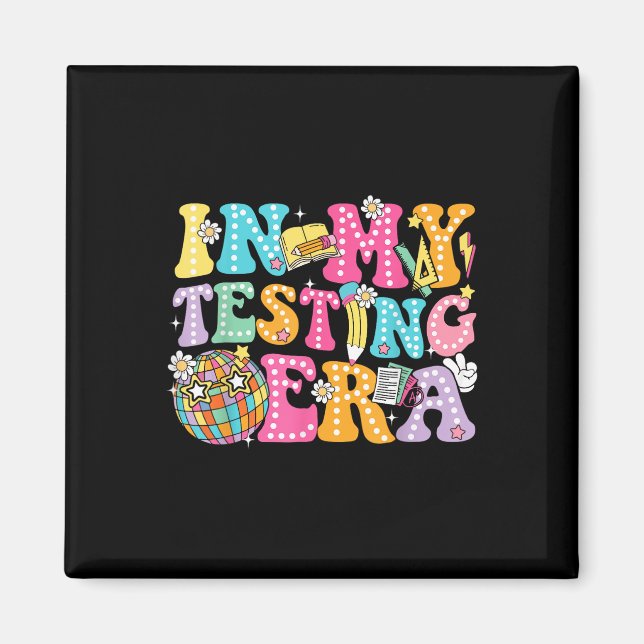 Groovy in my Testera Era Testing Day Lacher Boy G Magnet (Framsidan)