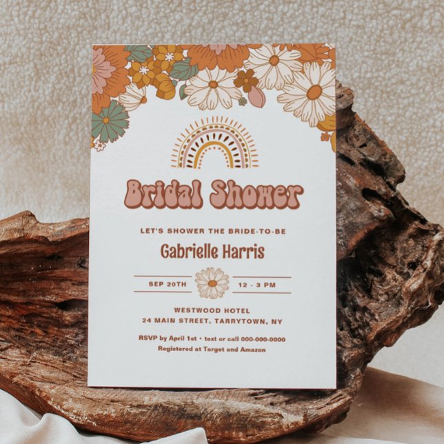 Groovy Inbjudningskort för möhippan (Skapare uppladdad)