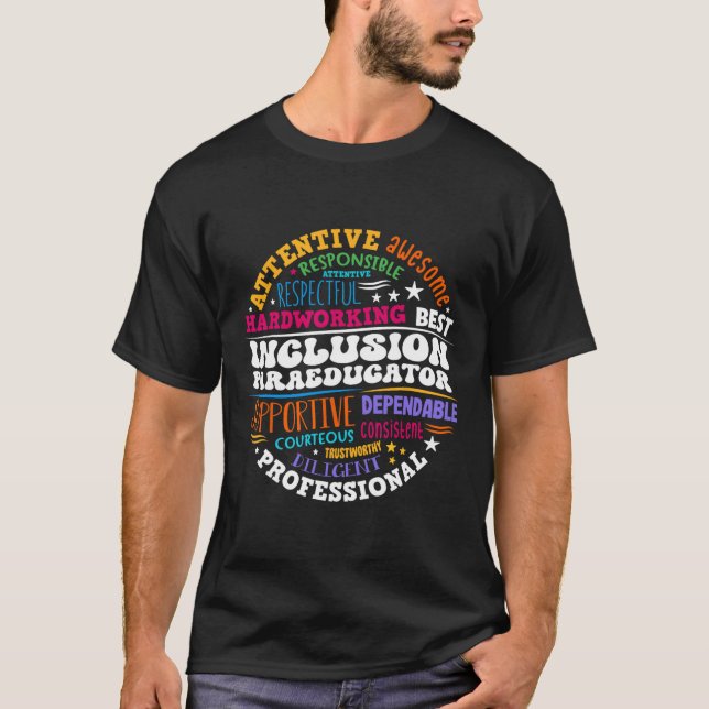 Groovy Inclusion Parapedator - Speciell utbildning T Shirt (Framsida)