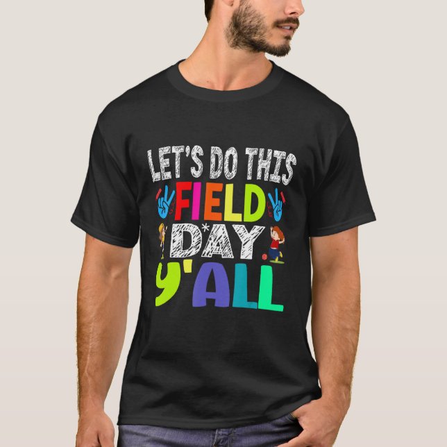 Groovy It s Field Day Vibes   For Teacher Kid 2023 T Shirt (Framsida)