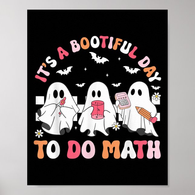 Groovy Its A Bootiful Day To Do Math Soky Math Tea Poster (Framsidan)