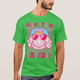 Groovy Its My Birthday Womeneens Girls Bday Party  T Shirt