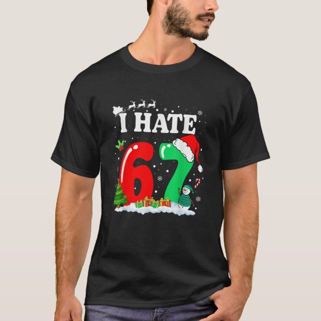 Groovy jag hatar 67 meme anti 6 7 jul t shirt (Framsida)