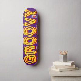 GROOVY JMT OFFICIELL 7 3/4-tums Skateboard-däck Mini Skateboard Bräda 18,5 Cm