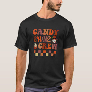 Groovy jul, besättning av Candy cane med nome och  T Shirt