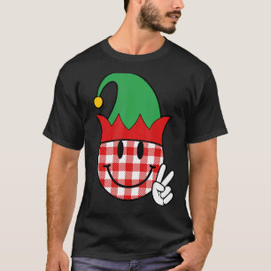 Groovy jul ELF Ansikte Team Santa Elf Squad Xma T Shirt