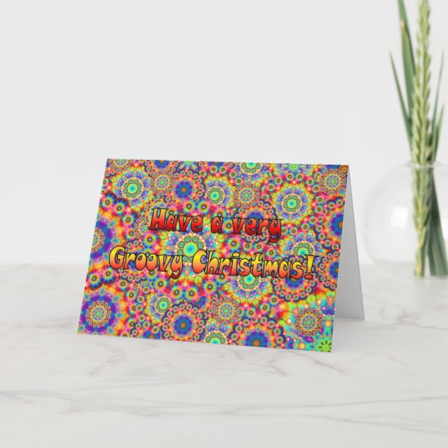 Groovy-jul Helgkort (Framsida)