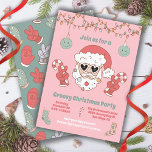 Groovy jul Hippie Santa Party Inbjudningar<br><div class="desc">Skaffa Groovy den här julen med den söta Hippie Peace Signing Santa med solglasinbjudningar. Alla formuleringar kan ändras! Funky färg av grönt, , tanktangar och nyp. Om du vill göra fler ändringar går du till Anpassa den här mallen. På grund kan du se "Vill du anpassa designen ännu mer? Klicka...</div>