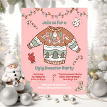 Groovy jul Hippie Ugly Sweater Party