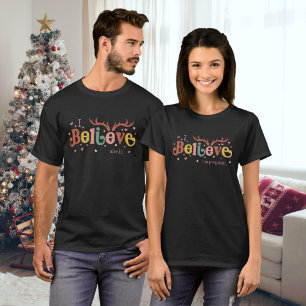 Groovy jul Jag tror att jag är gravid Nyfödd bebis T Shirt