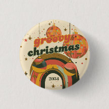 Groovy jul Party Retro 70:s tema