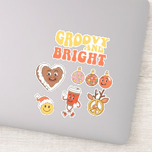 Groovy jul Sticker Pack Klistermärken