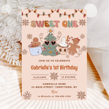 Groovy Jul Sweet One 1st Birthday Party