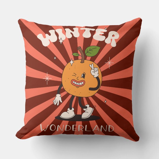 Groovy-juldagen Dekorativ kudde (Framsida)