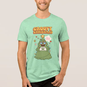 Groovy Julgran - Holly Jolly Vibes T Shirt