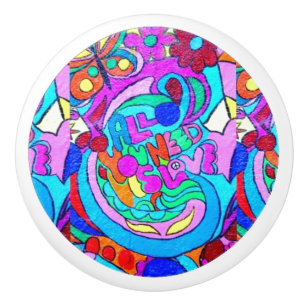 groovy kärlek för hippie knopp