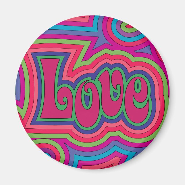Groovy Kärlek Magnet (Framsidan)