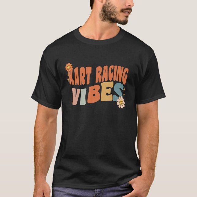 Groovy Kart tävla Vibes Costume Lycklig Teacher Sc T Shirt (Framsida)