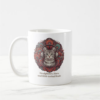 Groovy Kattunge Vibe Mugg - Silver Tabby
