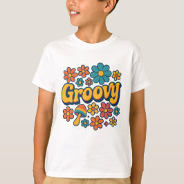 Groovy Kids T-Shirt Retro Vintage Graphic Tee
