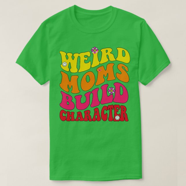 Groovy Konstig Mammor Bygger tecken 239 T Shirt (Design framsida)