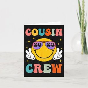 Groovy Kusin Crew 2025 Sommarlov Strand Familj Kort