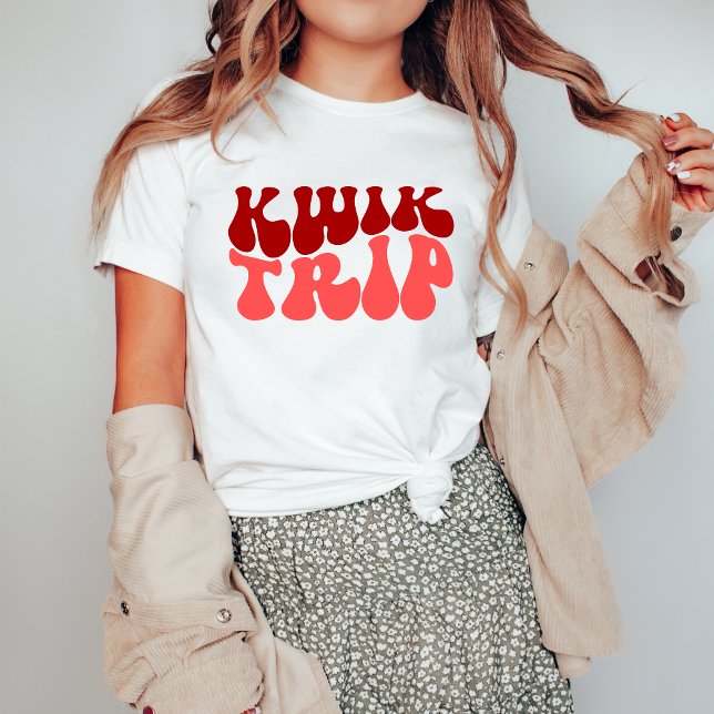 Groovy Kwik Resa Shirt T Shirt (Groovy, Kwik Trip, Retro Style, Convenience Chic, Fueling Up, Road Trip Vibes, Snack Stop, Travel Fa)