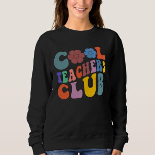 Groovy Lärare Cool Lärare Klubb Skola Undervisning T Shirt