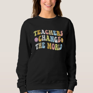 Groovy lärare förändrar din värld Lärare tillbaka T Shirt