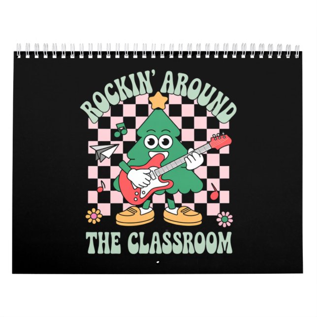 Groovy Lärare Xmas Rockin' Around The Classroom Kalender (Omslag)