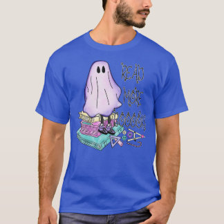 Groovy Läs mer Bokar Cute Ghost Boo Funny Hallow T Shirt