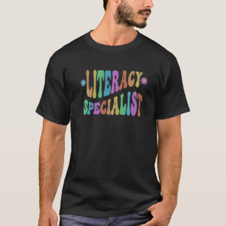 Groovy läskunnighetsspecialist förskolor skol te t shirt
