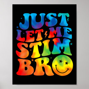Groovy lät mig träffa Bro Kids Boys Funny Autism Poster