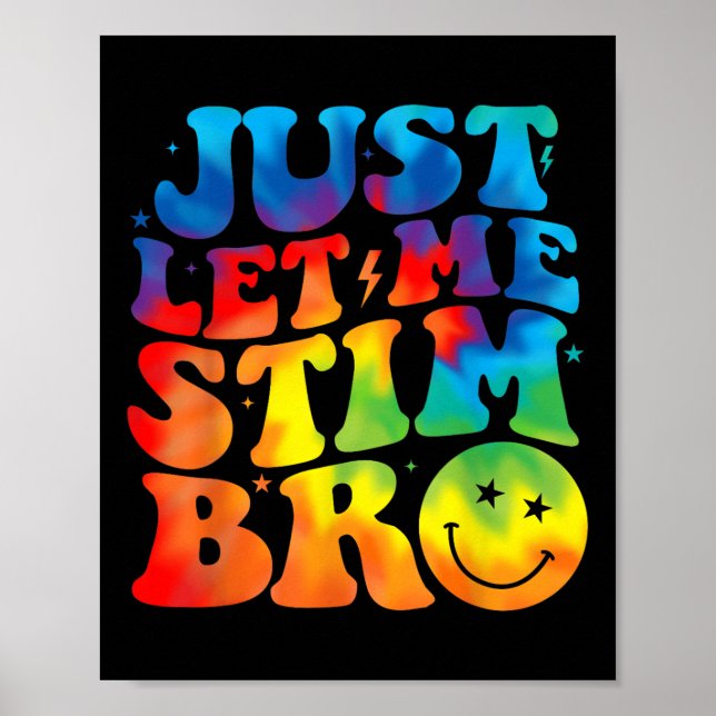 Groovy lät mig träffa Bro Kids Boys Funny Autism Poster (Framsidan)