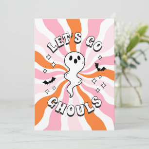 Groovy Låt oss Go Ghouls Bachelorette Inbjudningar