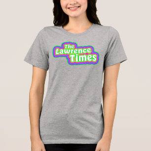 Groovy Lawrence Times femme grått T Shirt