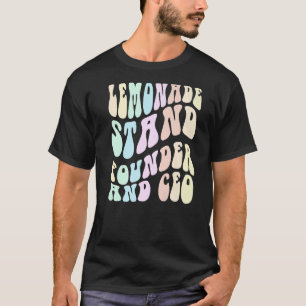 Groovy LEMONADE STAND FOUNDER OCH CEO Chef i Trai T Shirt